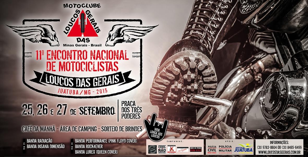 Portal Minas Gerais Eventos Encontro De Motociclistas