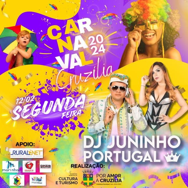 Portal Minas Gerais Eventos CARNAVAL 2024 DJ JUNINHO PORTUGAL