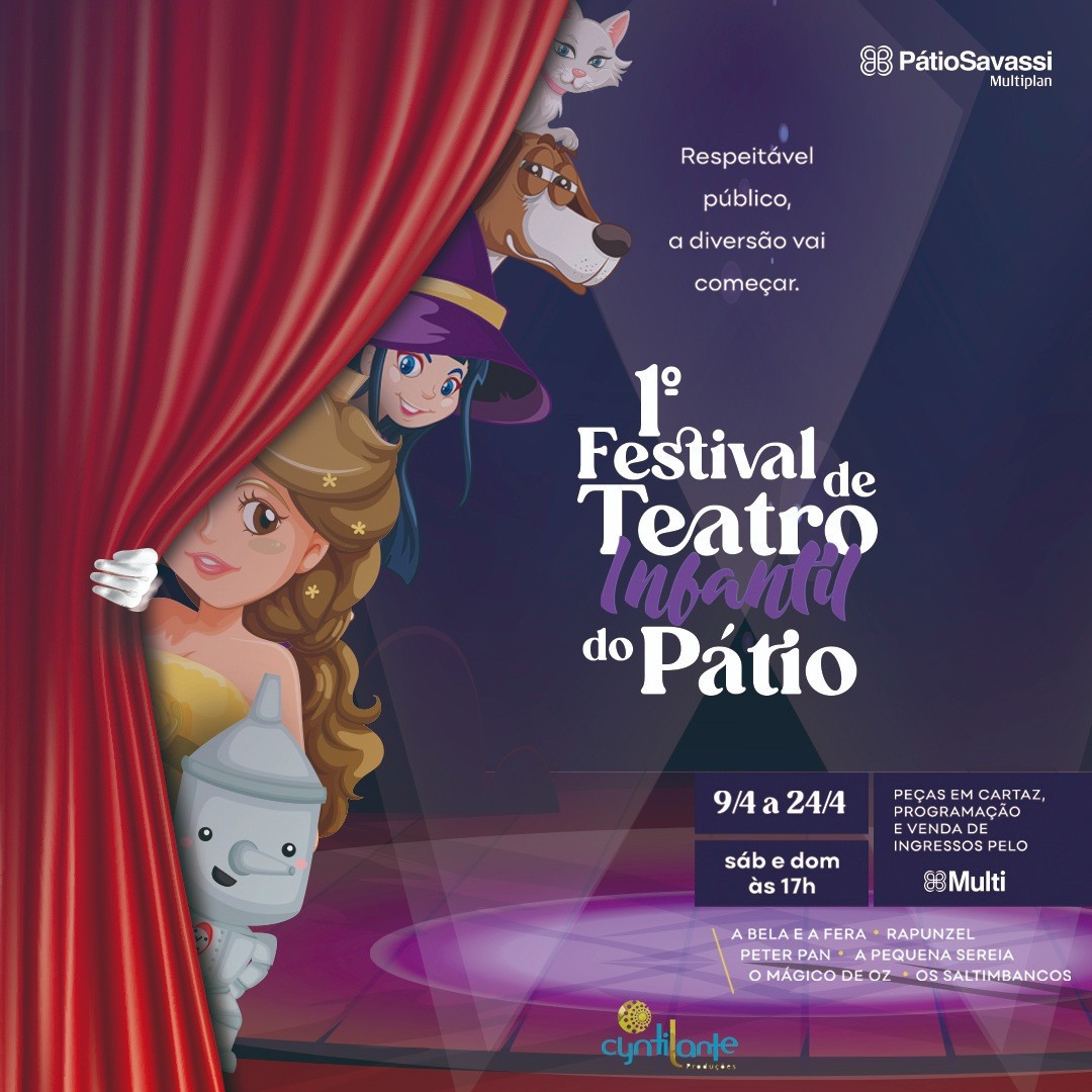 Festival infantil gratuito acontece no fim de semana em Centros Culturais  de BH