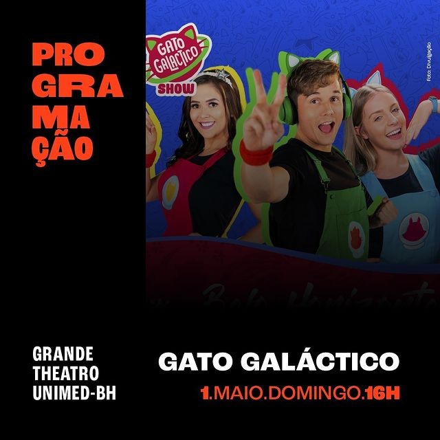 São José Rio Preto recebe o Gato Galático Show no próximo domingo