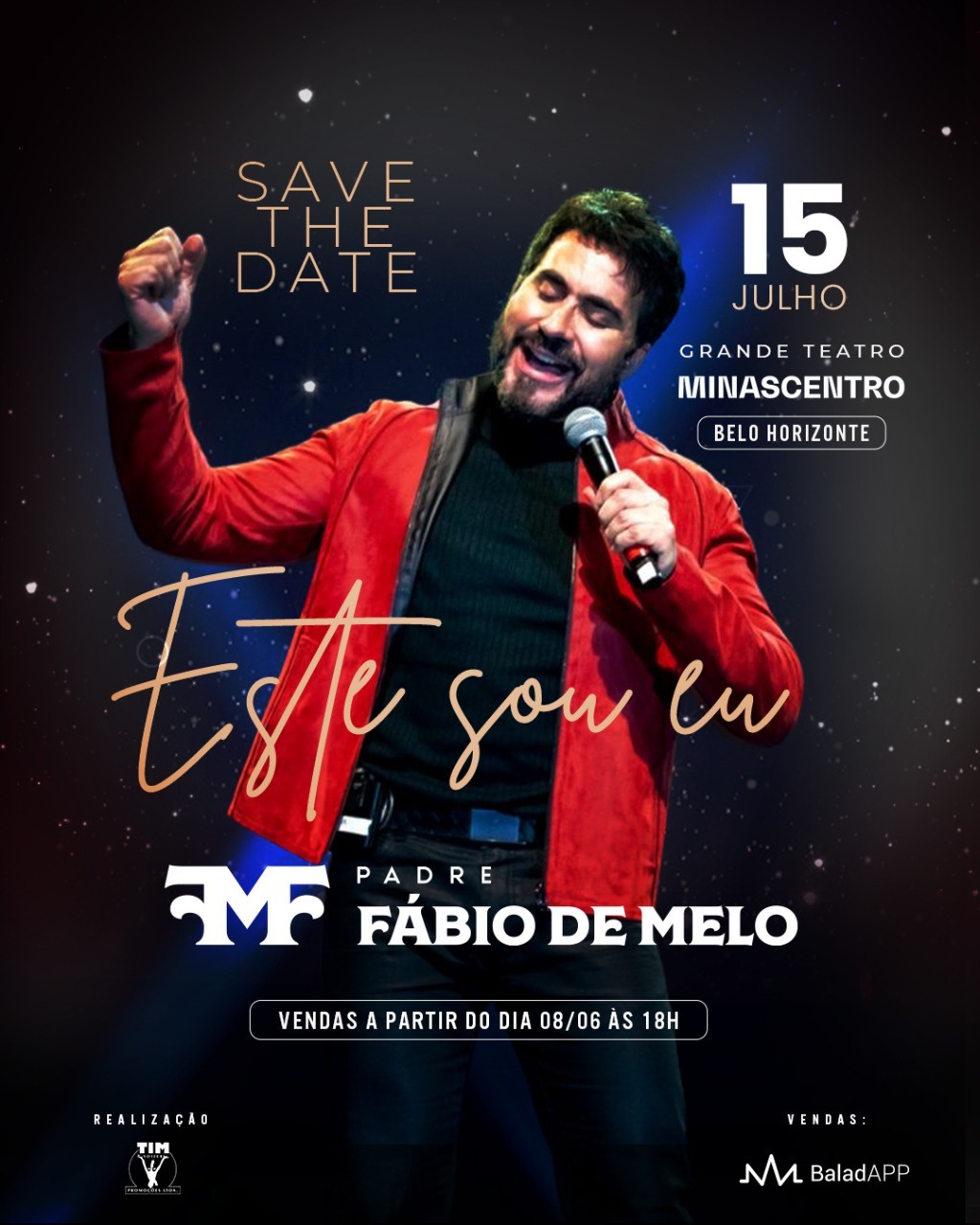 Portal Minas Gerais - Eventos: SHOW: PADRE FÁBIO DE MELO - ARENA HALL