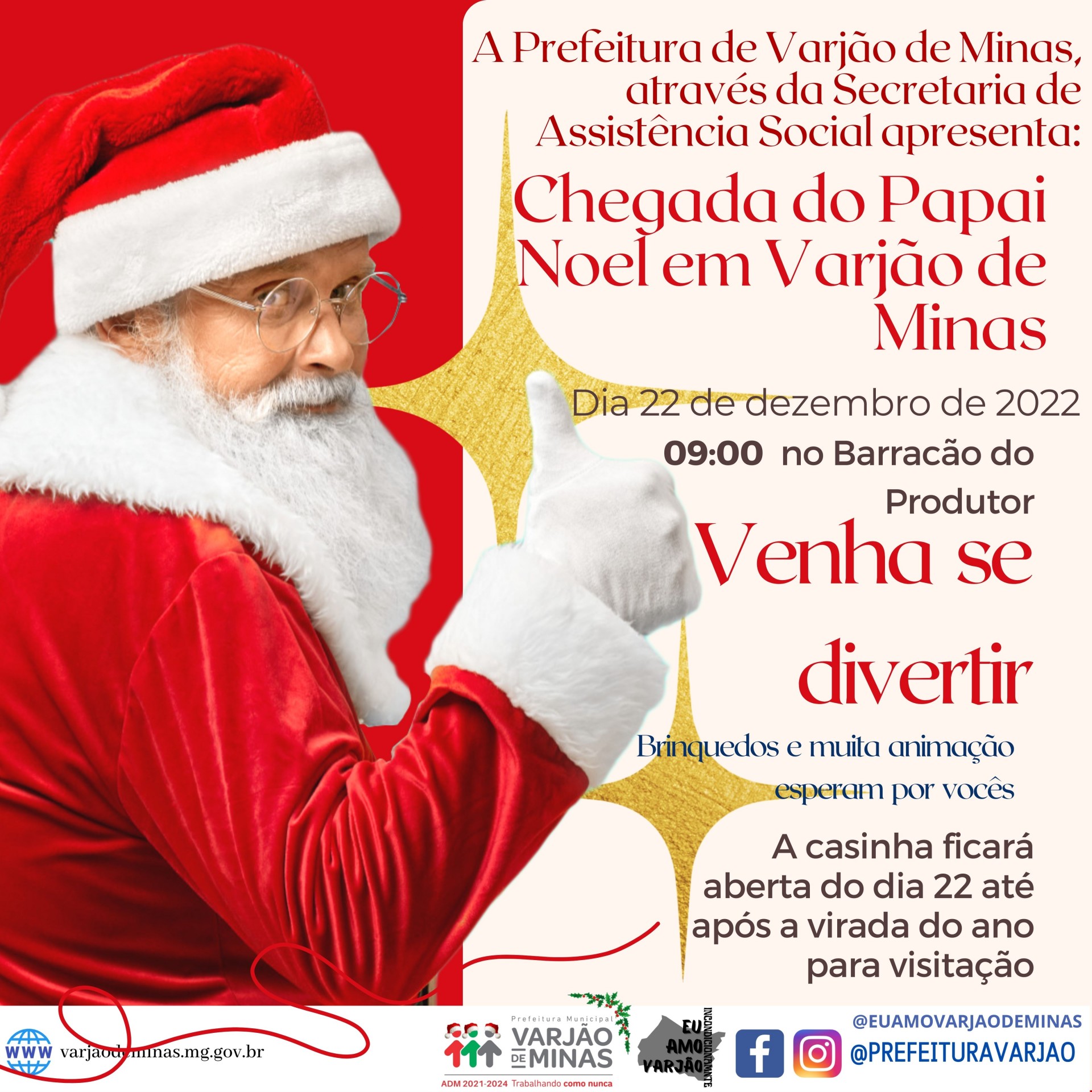 Eventos de Natal 2023 - Encontro com Papai Noel e mais - Pequenos no Rio