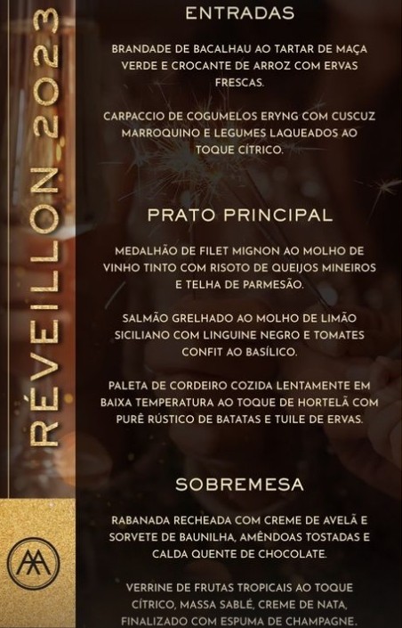 Portal Minas Gerais - Eventos: RÉVEILLON 2023 - AA WINE EXPERIENCE