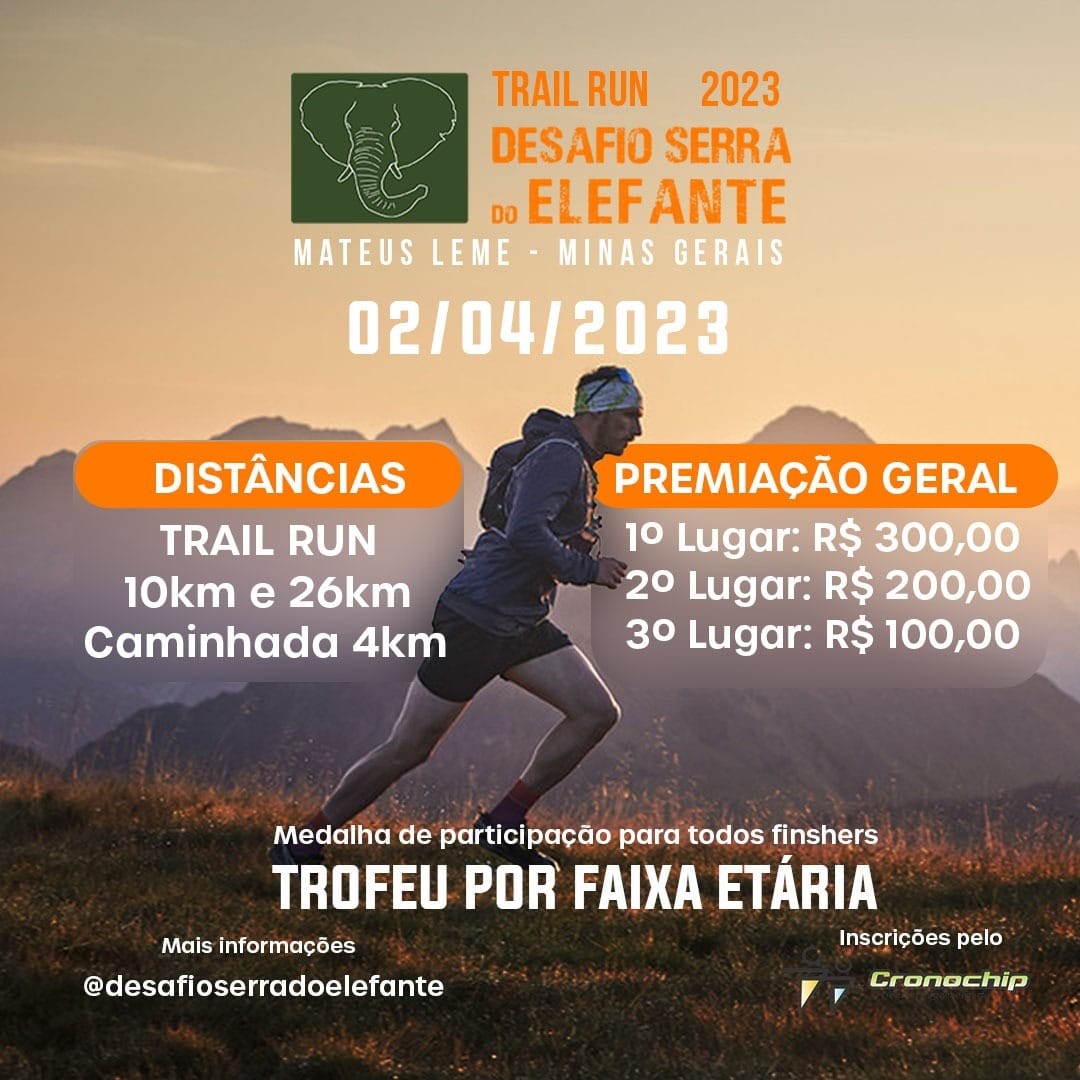 Desafio Loucos por Trail Run acontece domingo (30) na Fazenda Nova