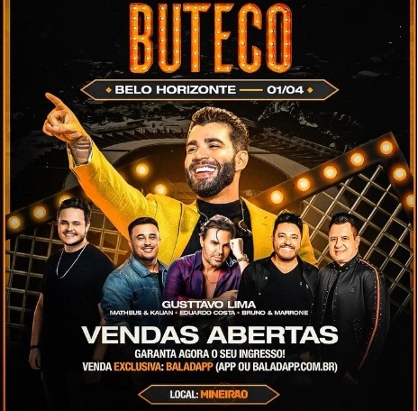 Gusttavo Lima explica o sucesso do Buteco, evento que chega em BH