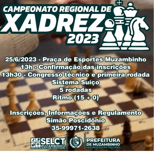 11/11/2023 – Campeonato Itabirano de Xadrez (Itabira/MG) – FMX
