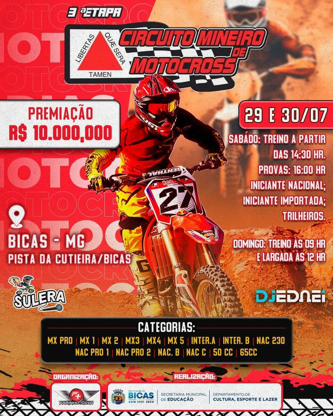 Circuito Estrada Real de Motocross em Jeceaba - Correio de Minas